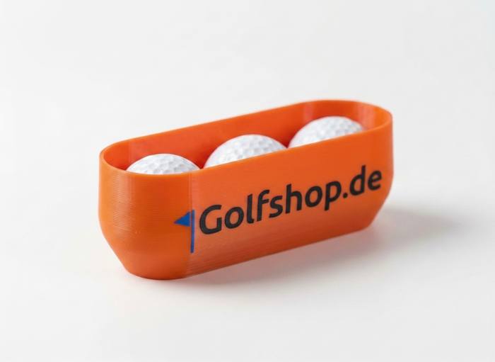 Custom golf holder example
