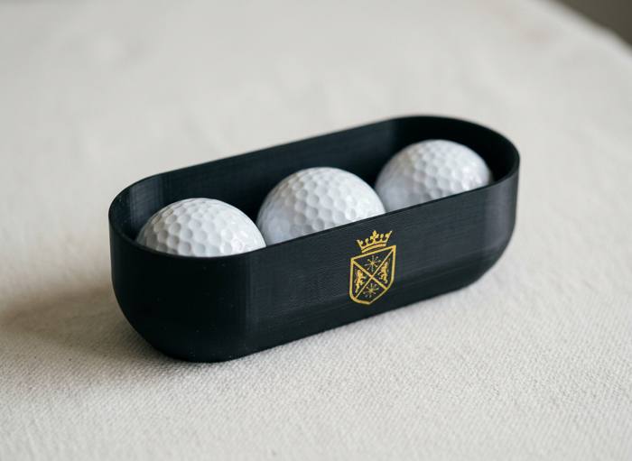 Custom golf holder example